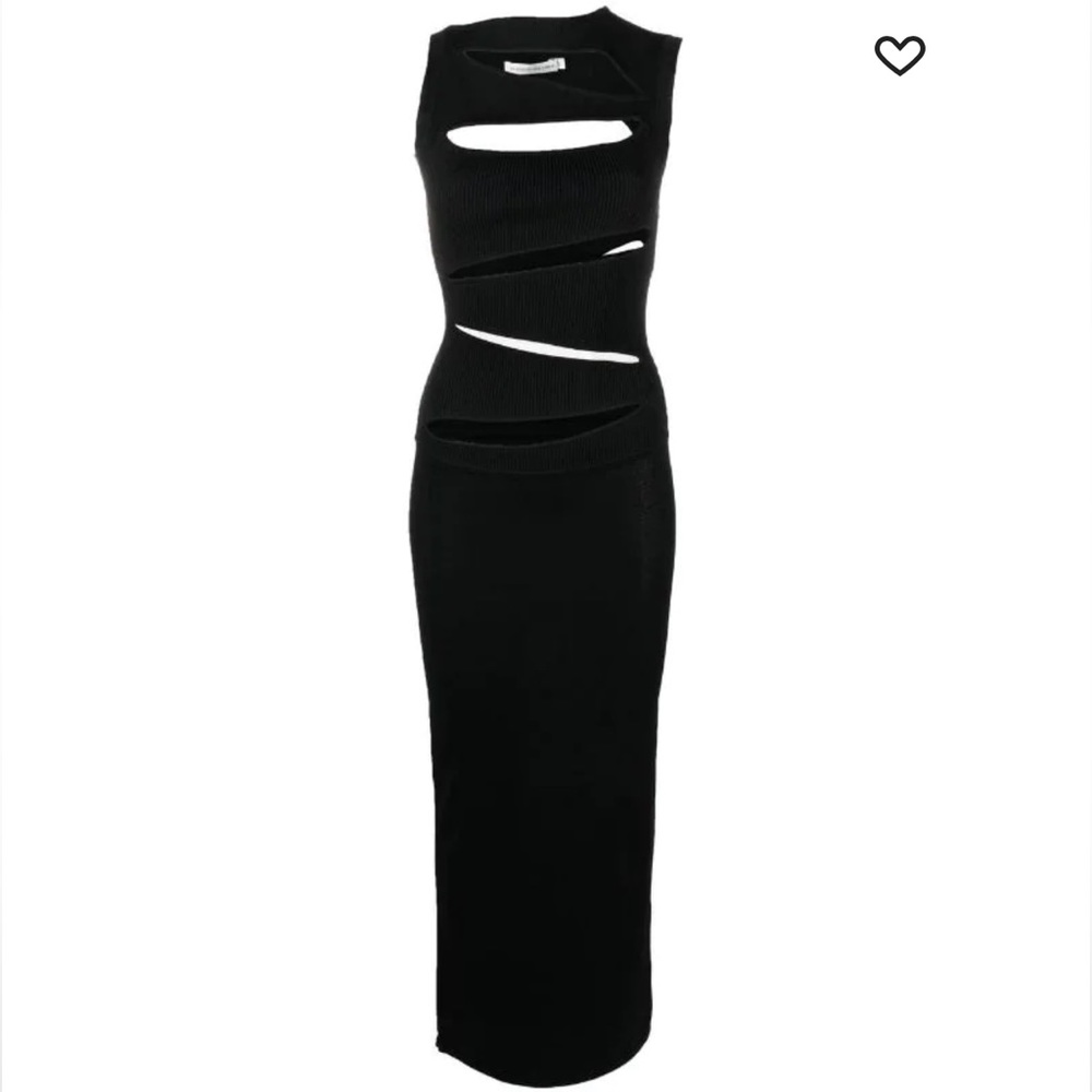 Christopher Esber knitted slashed dress - small